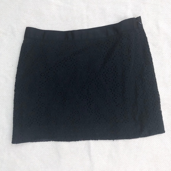 SOLD ON EBAY J. Crew Black Eyelet Mini Skirt - Picture 3 of 8